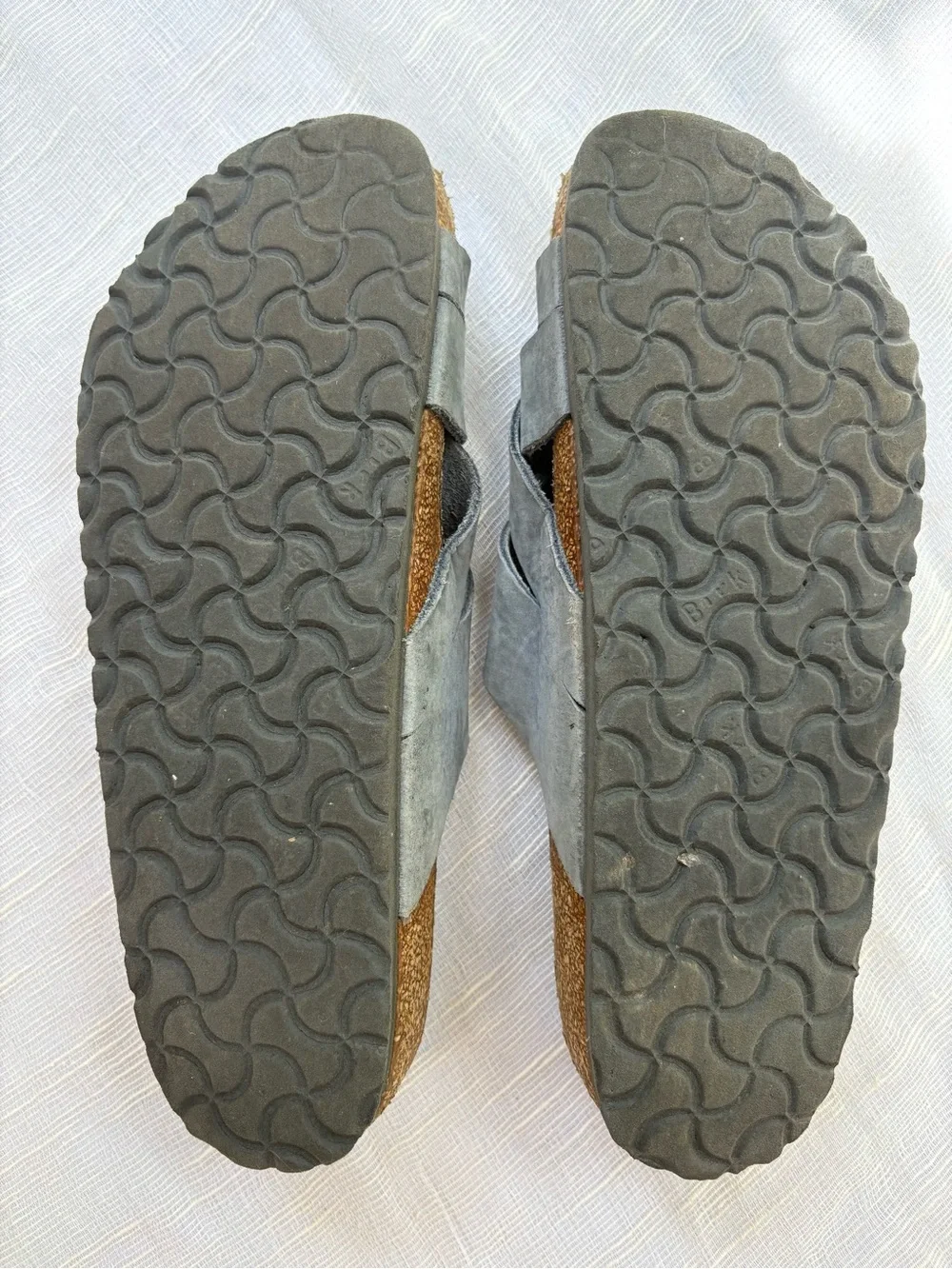 Birkenstock Siena Oiled Blue Leather Sandals EU 41 US 10-10.5 Regular Fit